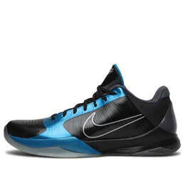 Кроссовки зум кобе 5 Nike, черный 386429-001 | black/blue