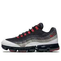 Кроссовки air vapormax 95 Nike, белый aj7292-101 | white/hot red-dk pewter-granite