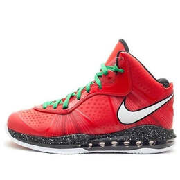 Кроссовки lebron 8 v 2 Nike, красный 429676-600 | red/white/black/