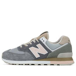 Кроссовки 574 New Balance, синий ml574bsg | blue/pink/white