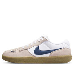 Кроссовки force 58 sb Nike, белый cz2959-100 | white/white/gum light brown/navy