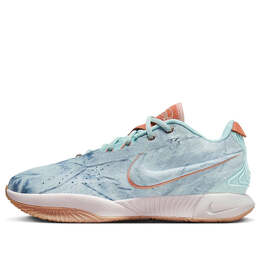 Кроссовки леброн 21 Nike, синий hf5467-300 | blue/white