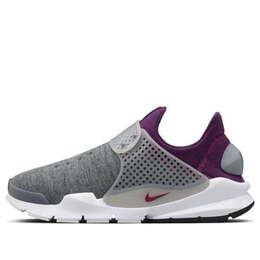 Кроссовки носок дротик технический флис Nike, фиолетовый 834669-006 | purple/gray