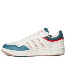 Кроссовки neo hoops 3.0 Adidas, белый gz3805 | white/teal/red