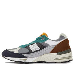 Кроссовки 991 сделано в Англии New Balance, серый m991sed | gray/green/brown/white/black