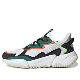 Кроссовки нитрозаряд Adidas, белый gy3711 | white/black/green