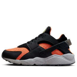 Кроссовки air huarache crater premium Nike, черный dq5013-001 | black/orange/gray
