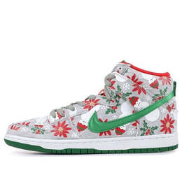 Кроссовки x concept sb dunk high premium Nike, серый 635525-036 | heather grey/pine green-univ red