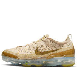 Кроссовки air vapormax 2023 flyknit Nike, желтый dv1678-100 | sanddrift/brnzn-brnzn-snddrft