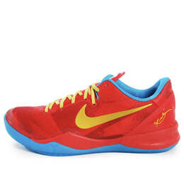 Кроссовки kobe 8 system Nike, синий 639654-674 | light reddark blue