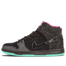 Кроссовки sb dunk high premium Nike, черный 313171-063 | black/pink