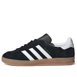 Кроссовки газель для помещений Adidas, черный h06259 | black/gum