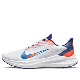 Кроссовки zoom winflo 7 Nike, белый dn4242-141 | white/red/blue