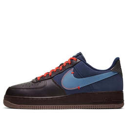 Кроссовки air force 1 низкие Nike, черный cq6367-600 | black/blue