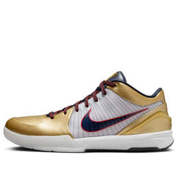 Кроссовки zoom kobe 4 protro Nike, золотой fq3544-100 | gold/white/black