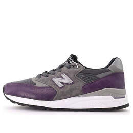 Кроссовки 998 сделано в США New Balance, серый m998awh | grey/purple