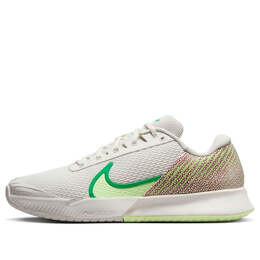 Кроссовки Court Air Zoom Vapor Pro 2 Premium Hc Nike, белый fj2059-001 | white/green