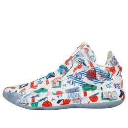 Кроссовки д лиллард 6 Adidas, белый fx4484 | white/blue/red