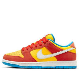 Кроссовки sb dunk low pro Nike, красный bq6817-602 | habanero red/white/blue hero