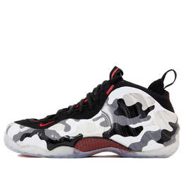 Кроссовки air foamposite one prm Nike, черный 575420-001 | black/hyper red-drk gry-white
