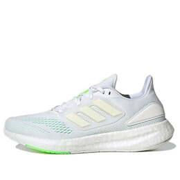 Кроссовки pureboost 22 Adidas, белый gz5175 | white/green