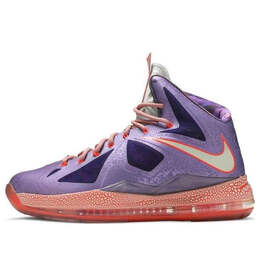 Кроссовки леброн 10 Nike, фиолетовый 583108-500 | purple/ grey/red