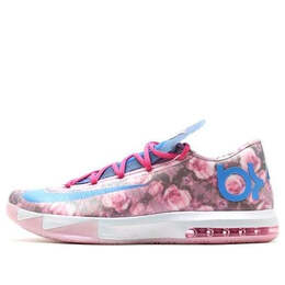 Кроссовки kd 6 supreme Nike, розовый 618216-600 | pink/blue