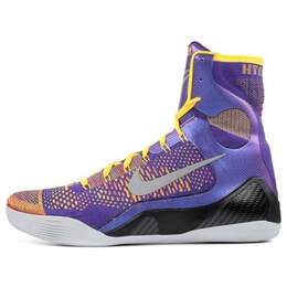 Кроссовки kobe 9 elite Nike, фиолетовый 630847-500 | purple/white/orange/wolf gray