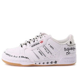 Кроссовки континентальные 80 полосок Adidas, белый gv9797 | white/black/red