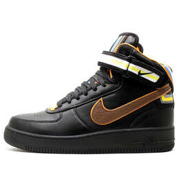 Кроссовки riccardo tisci x air force 1 mid sp Nike, черный 677803-020 | black/baroque brown