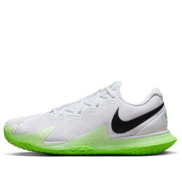 Кроссовки air zoom vapor cage 4 rafa Nike, белый dd1579-105 | white/green