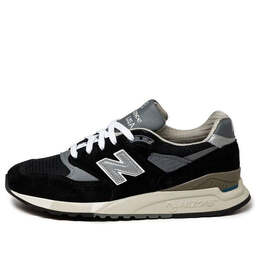 Кроссовки 998 сделано в США New Balance, черный u998bl | black/white/silver/grey