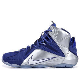 Кроссовки леброн 12 Nike, синий 684593-410 | royal blue/golden silver/blue/white