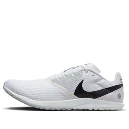 Кроссовки zoom rival вафля 6 Nike, белый dx7998-100 | white/pure platinum/metallic silver/black