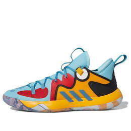 Кроссовки harden stepback 2 Adidas, синий h01472 | blue/yellow/black/red