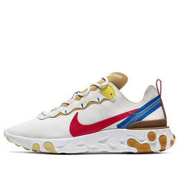 Кроссовки реагируют на элемент 55 Nike, белый cz3600-131 | white/green spark-white-soar