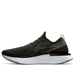 Кроссовки epic react flyknit Nike, черный aq0067-001 | black/dark grey