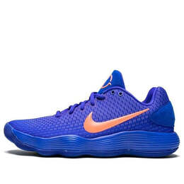 Кроссовки hyperdunk 2017 низкие Nike, синий 897637-401 | racer blue/orange