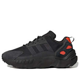 Кроссовки оригинал zx 22 boost Adidas, черный gx7007 | core black/carbon/solar red