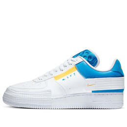 Кроссовки air force 1 тип Nike, белый ck6923-101 | white/black/photo blue/univ gold