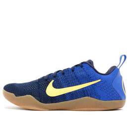 Кроссовки kobe 11 elite low Nike, синий 844130-464 | blue/yellow/red