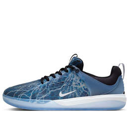 Кроссовки zoom nyjah 3 sb Nike, черный fb2394-001 | black/white/deep royal/white/dark powder blue/game royal
