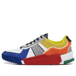 Кроссовки d trainer slip on Onitsuka Tiger, синий 1183a583-400 | blue/white/red/yellow/orange/grey