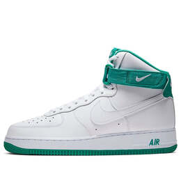 Кроссовки air force 1 высокие Nike, белый cd0910-101 | white/green