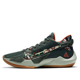 Кроссовки зум фрик 2 Nike, зеленый dc9853-300 | green/white