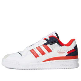 Кроссовки форум экспонат низкий Adidas, белый gz5391 | white/blue/red