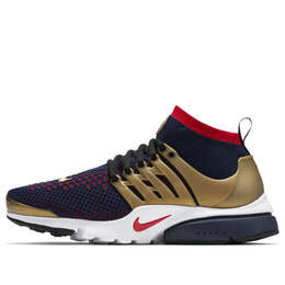 Кроссовки air presto ultra flyknit Nike, синий 835570-406 | navy blue/red/yellow
