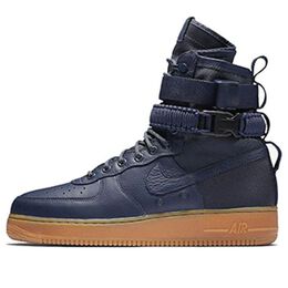 Кроссовки Air Force 1 Nike, синий 864024-400 | midnight navy/gum