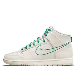 Кроссовки данки высокие se Nike, белый dh0960-001 | white/green