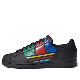Кроссовки суперзвезда чистый Adidas, черный fu9518 | black